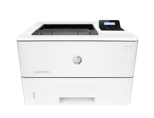 HP LaserJet Pro M501dn Black and white Printer, Ethernet Only; Duplex Product Image Front-Center