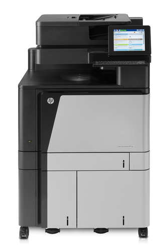 HP Color LaserJet Enterprise Flow MFP M880z+ NFC/Wireless Direct, Print, copy, scan, fax, 200-sheet ADF; Front-facing USB printing; Scan to email/PDF; Two-sided printing Product Image