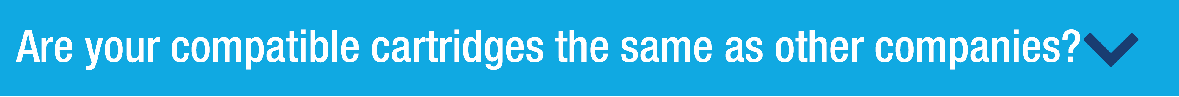 Quality guarantee for compatible cartridges