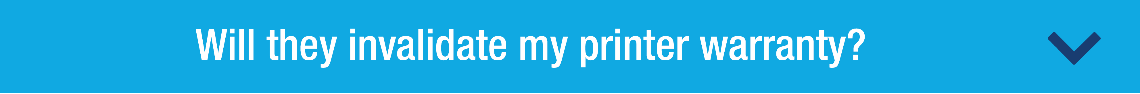 Manufacturer warranty reassurance