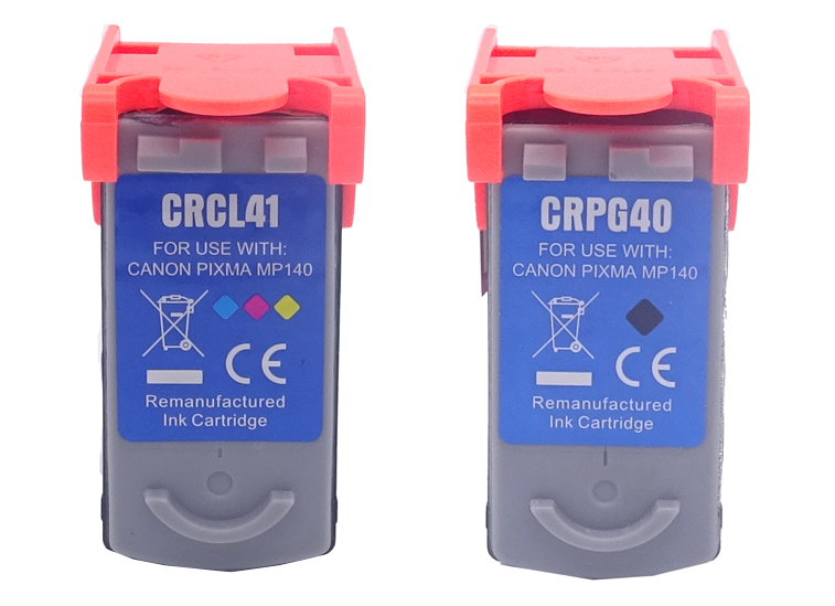 Canon PG-40 CL-41 cartridges front view