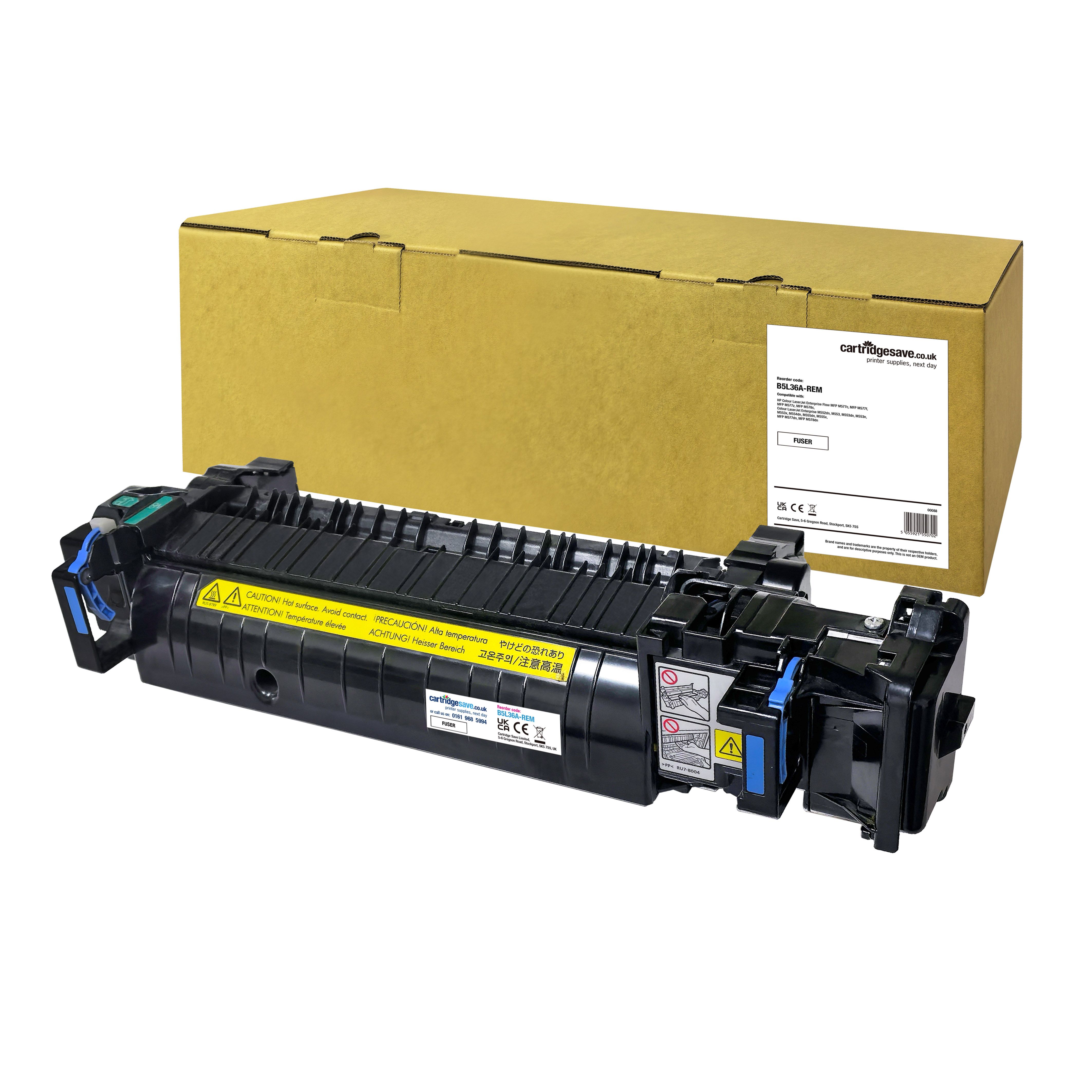 HP CE979A image transfer kit components