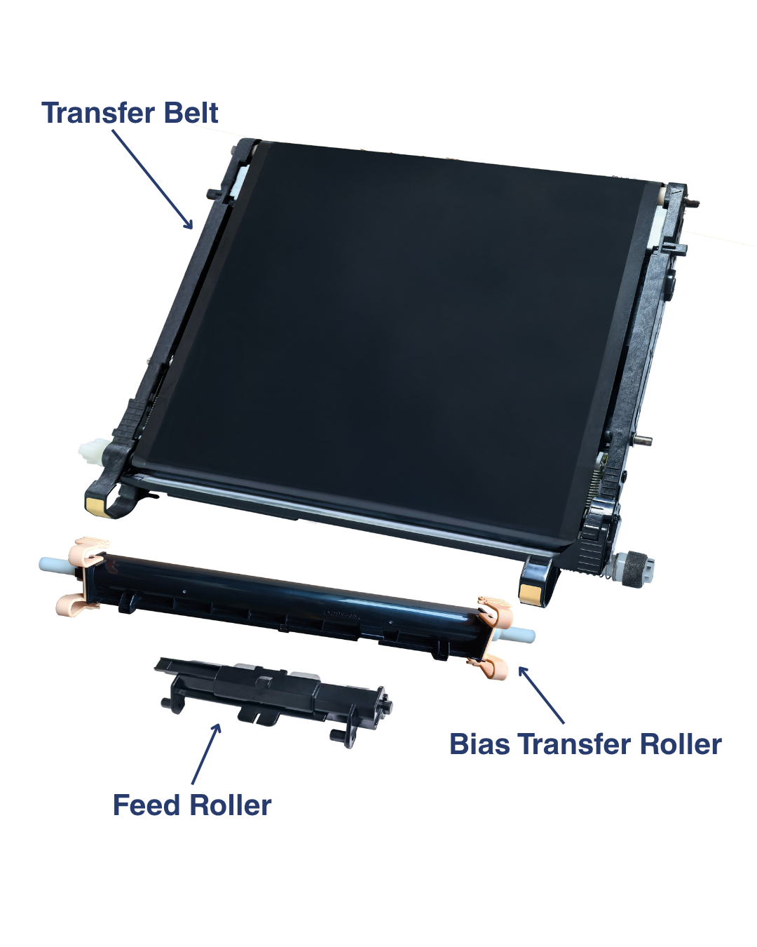 HP CE979A image transfer kit components